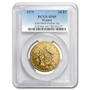 1979 France Gold 10 Francs Piedfort Map & Power Lines SP-69 PCGS 1979 France Gold 10 Francs Piedfort Map & Power Lines SP-69 PCGS